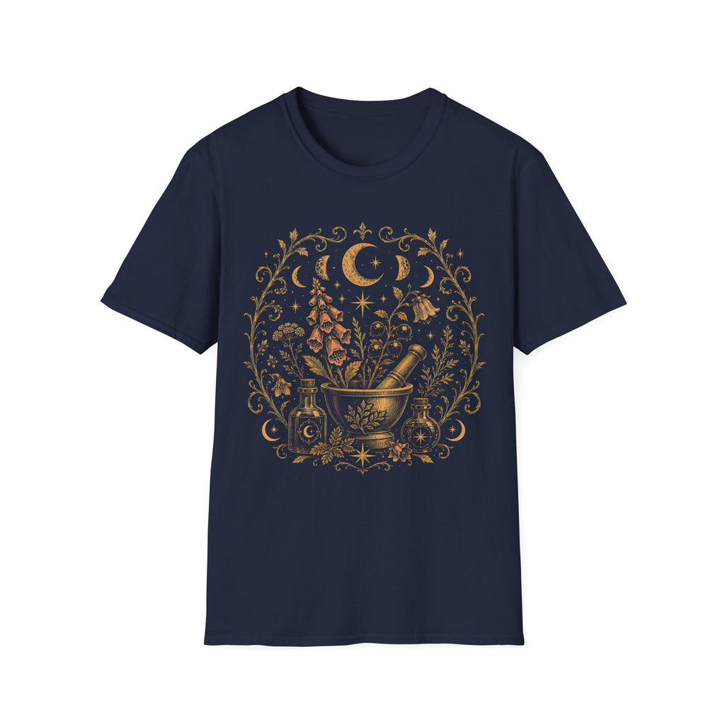 Vintage Apothecary Art Herbal Alchemy T-Shirt