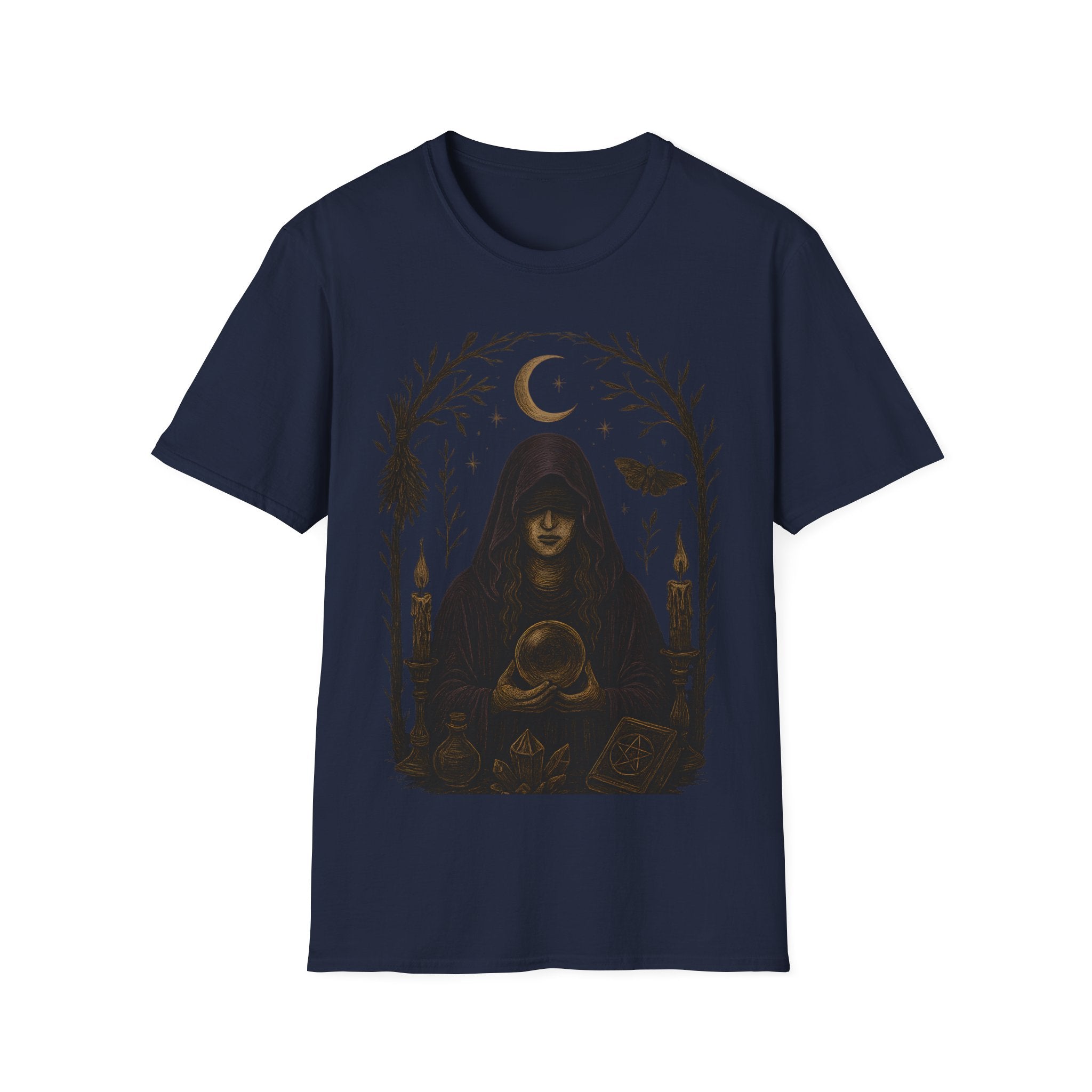 Mystical Veiled Witch Oracle T-Shirt