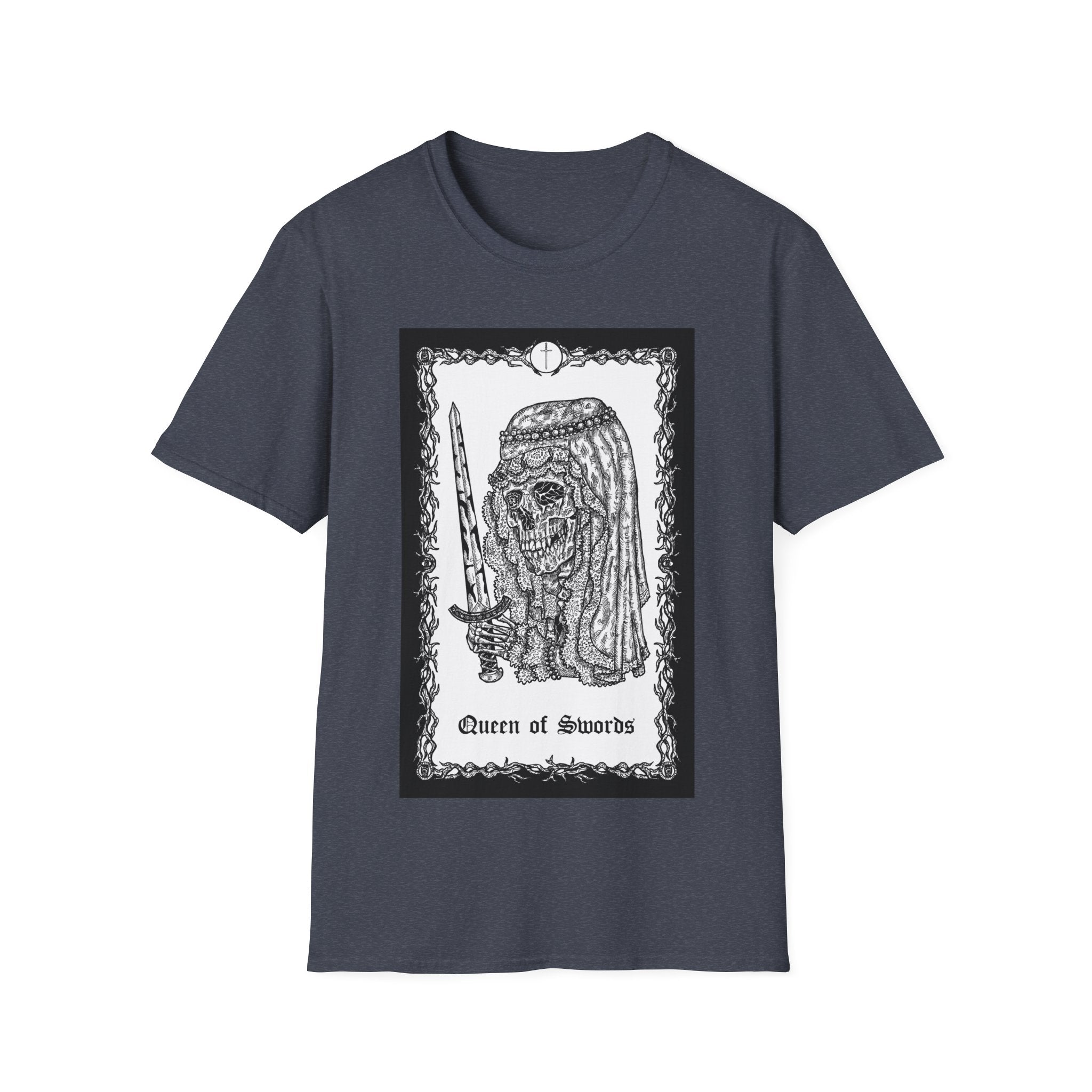 The Queen of Swords Tarot Card T-Shirt