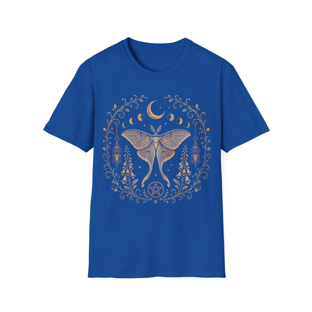 Celestial Luna Moth Botanical T-Shirt