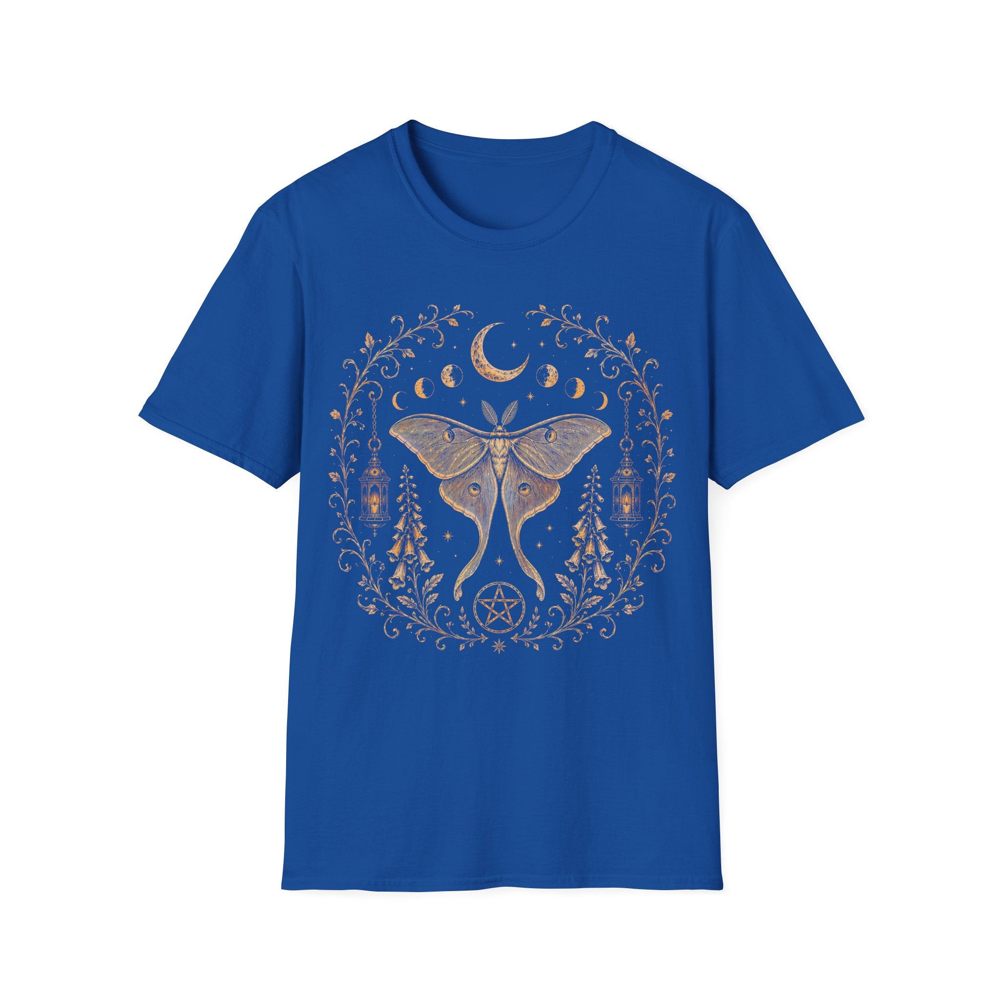 Celestial Luna Moth Botanical T-Shirt