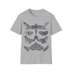 Nocturnal Insects Vintage Moth Collection Print T-Shirt
