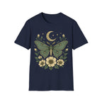 Dreamy Vintage Botanical Moth T-Shirt