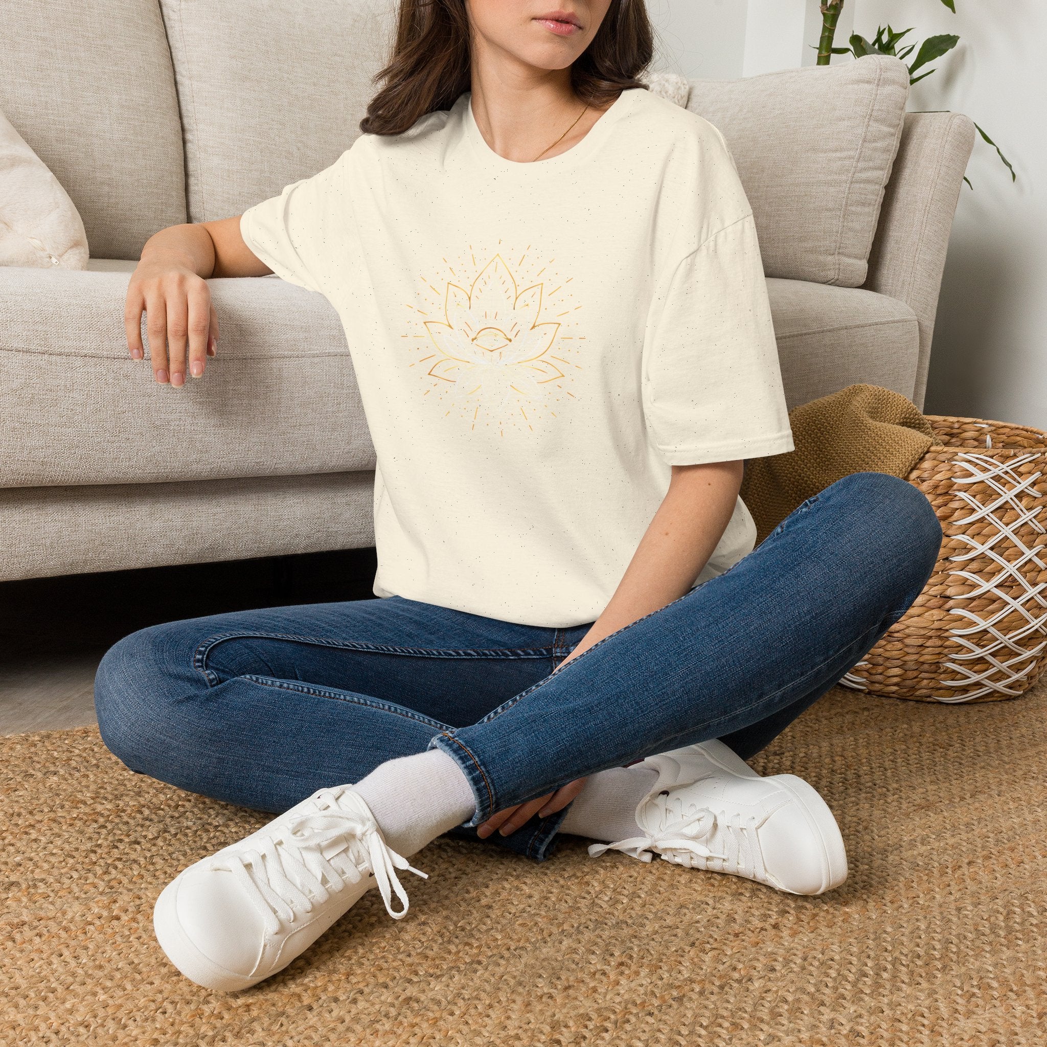 All Seeing Lotus Mandala T-Shirt