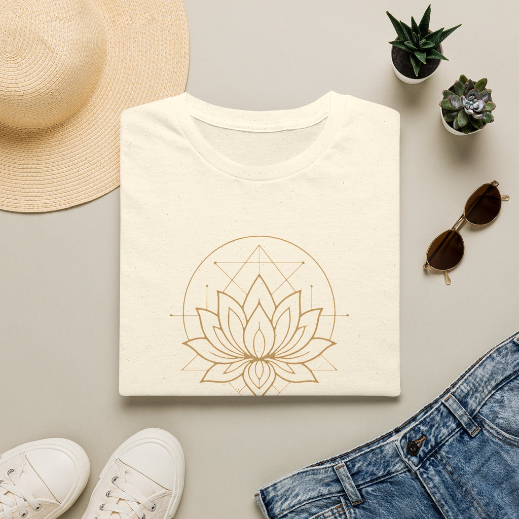 Golden lotus mandala T-Shirt