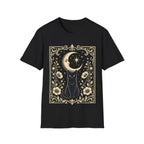 Witchcore Moonlit Black Cat T-Shirt
