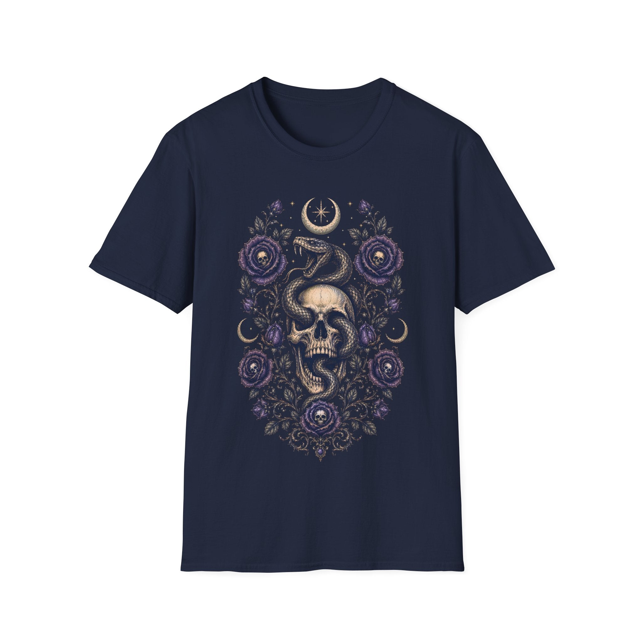 Midnight Serpent Bloom T-Shirt