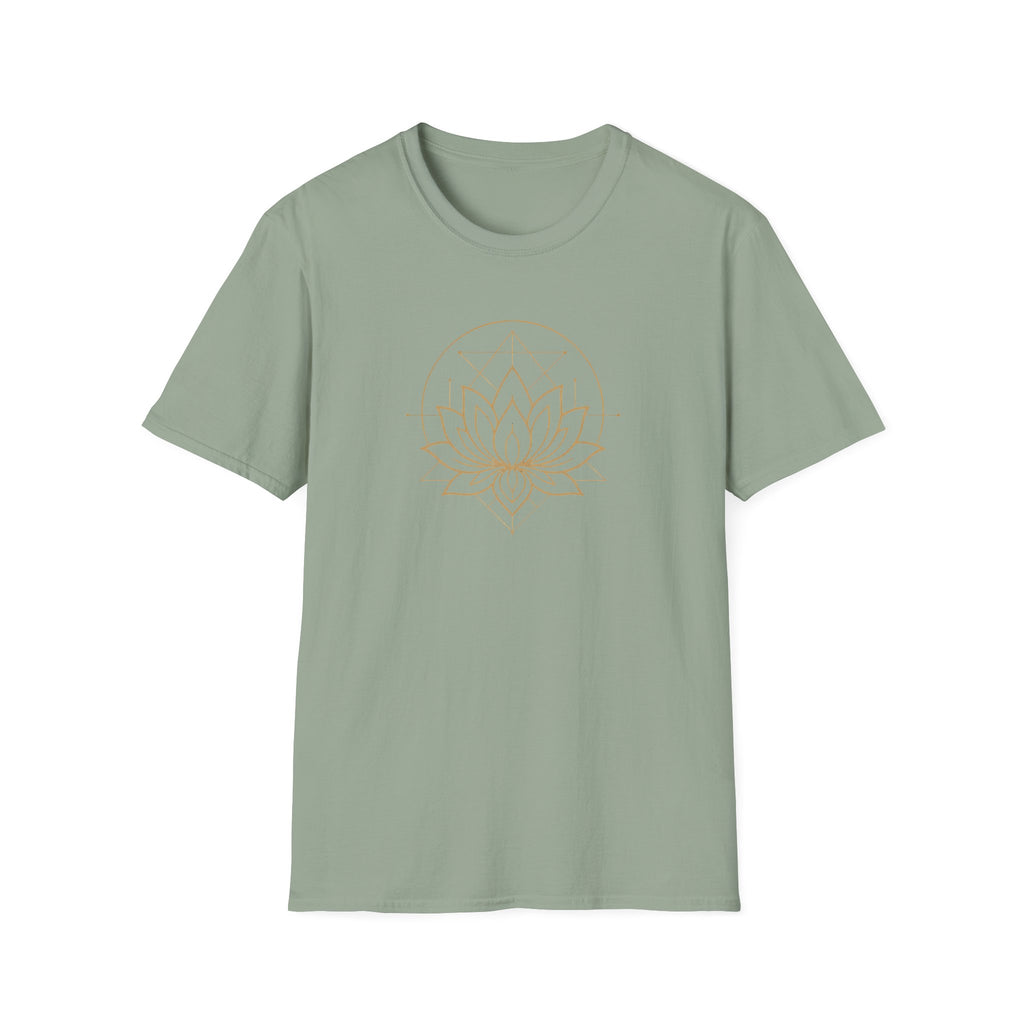 Golden lotus mandala T-Shirt