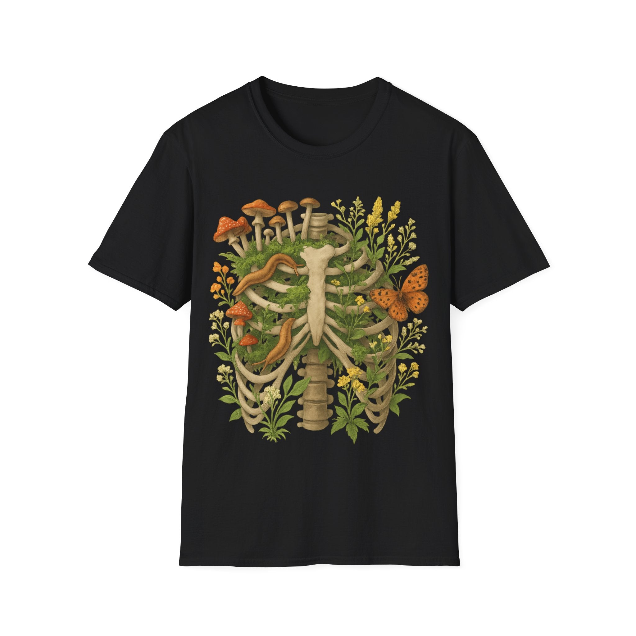 Forestcore Surreal Butterfly Slug T-Shirt