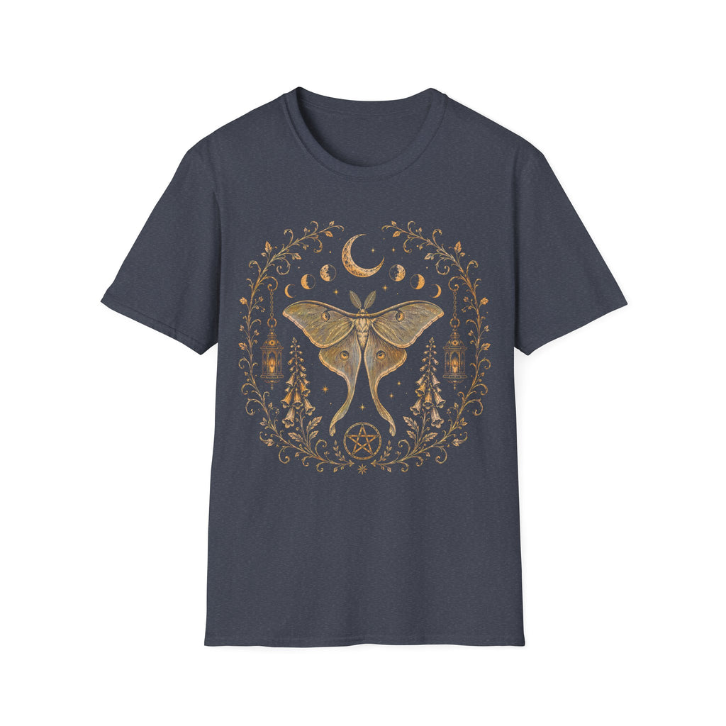 Celestial Luna Moth Botanical T-Shirt