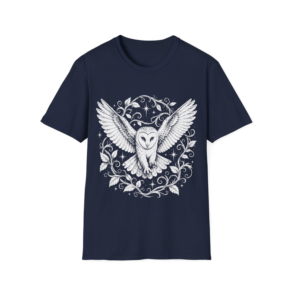 Celestial Mystic Barn Owl T-Shirt