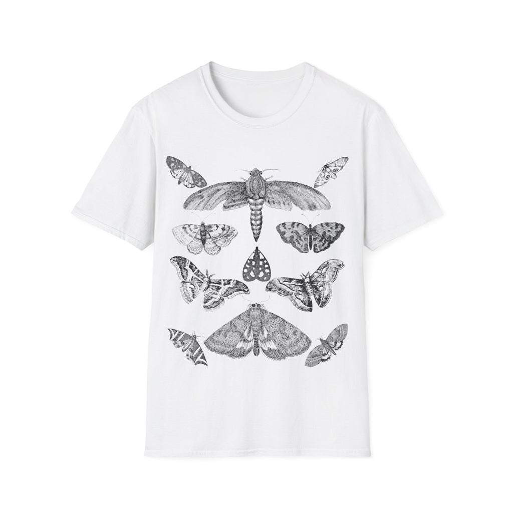 Nocturnal Insects Vintage Moth Collection Print T-Shirt