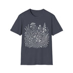 Wild Herbs Collection Antique Botanical Illustration T-Shirt
