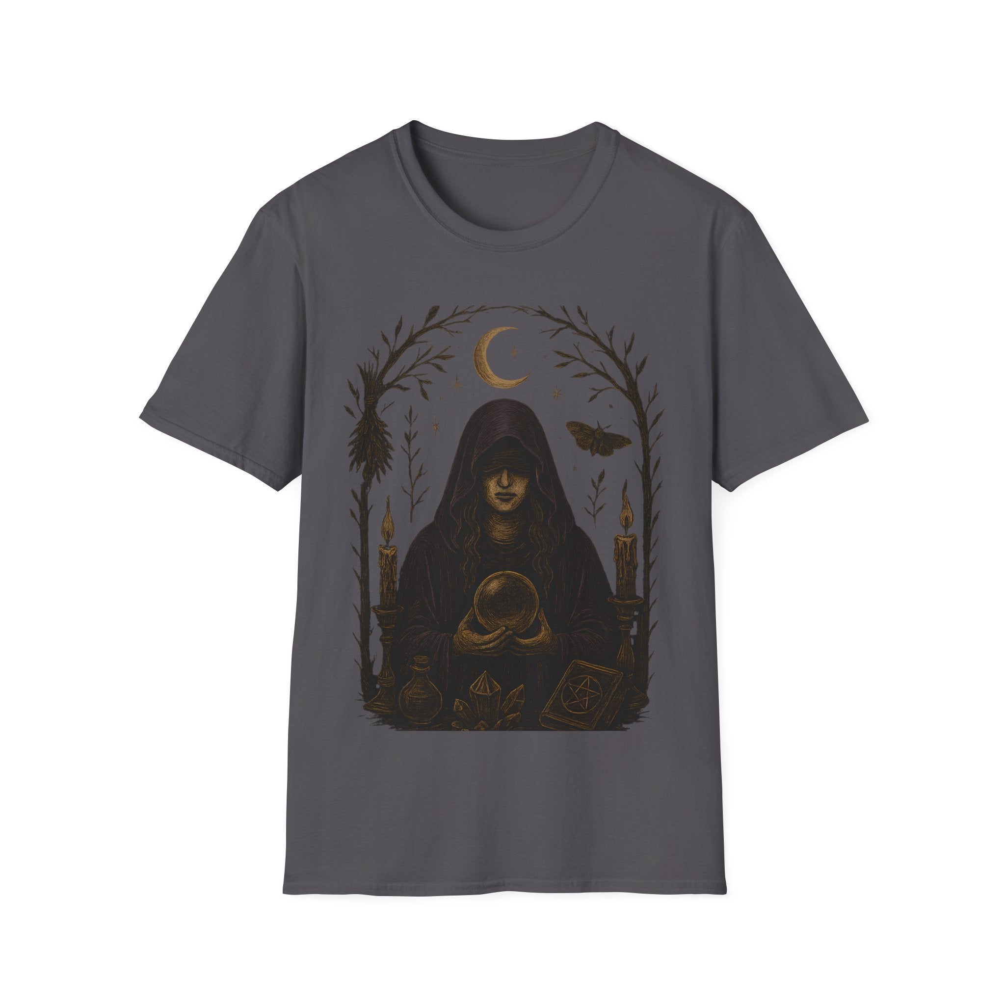 Mystical Veiled Witch Oracle T-Shirt