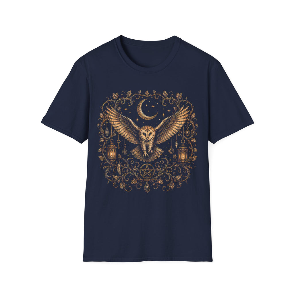 Occult Art Mystic Flying Owl T-Shirt