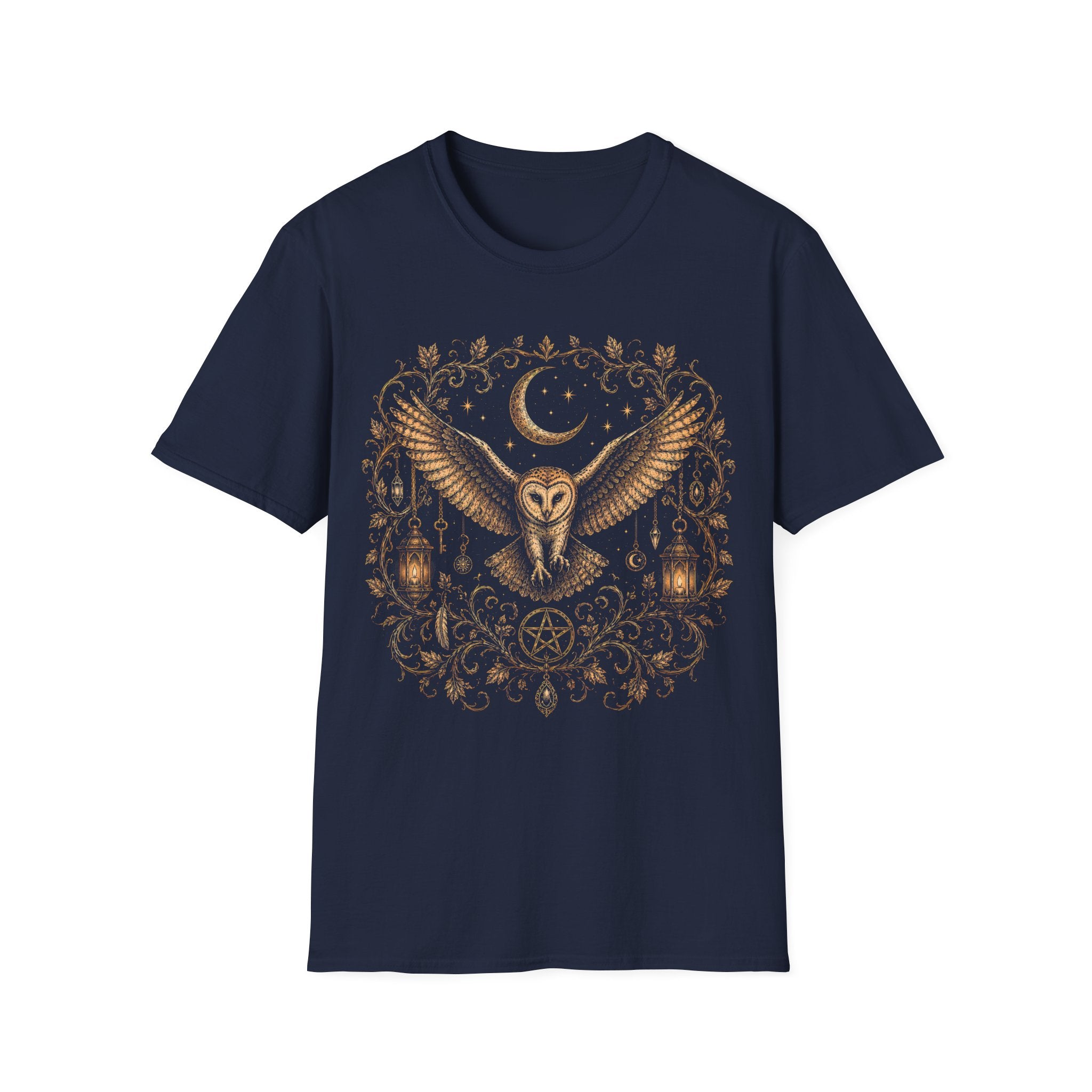 Occult Art Mystic Flying Owl T-Shirt