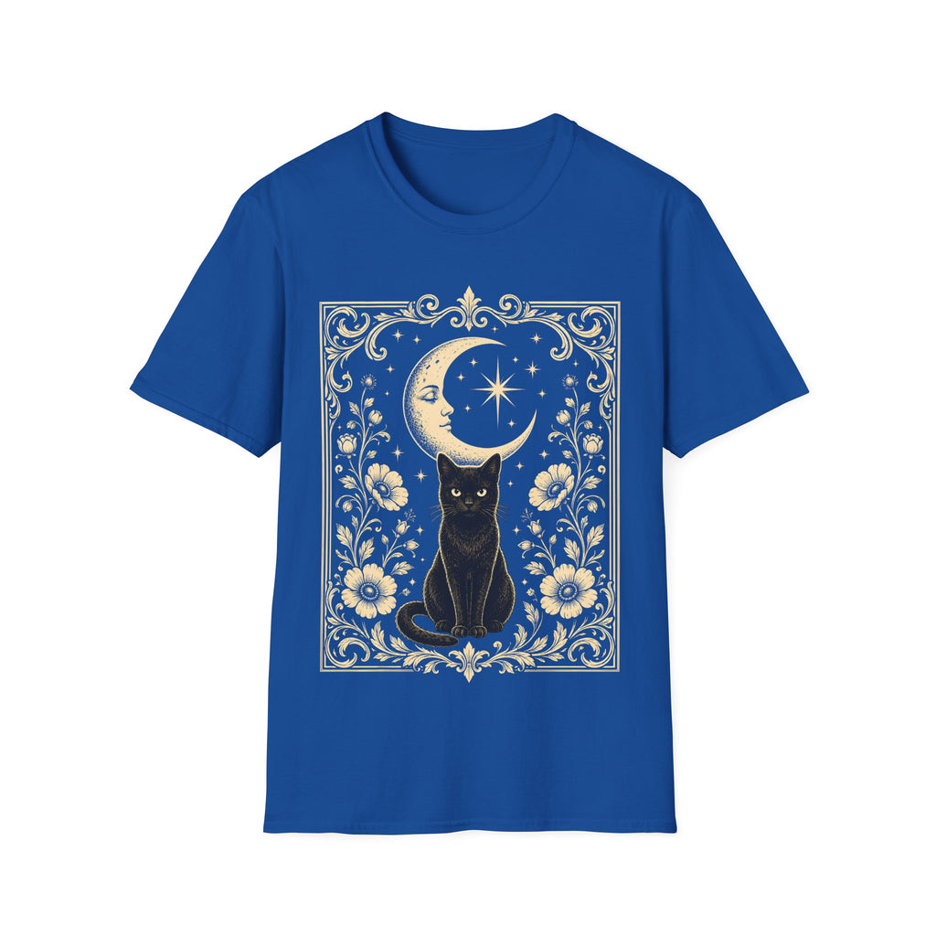 Witchcore Moonlit Black Cat T-Shirt