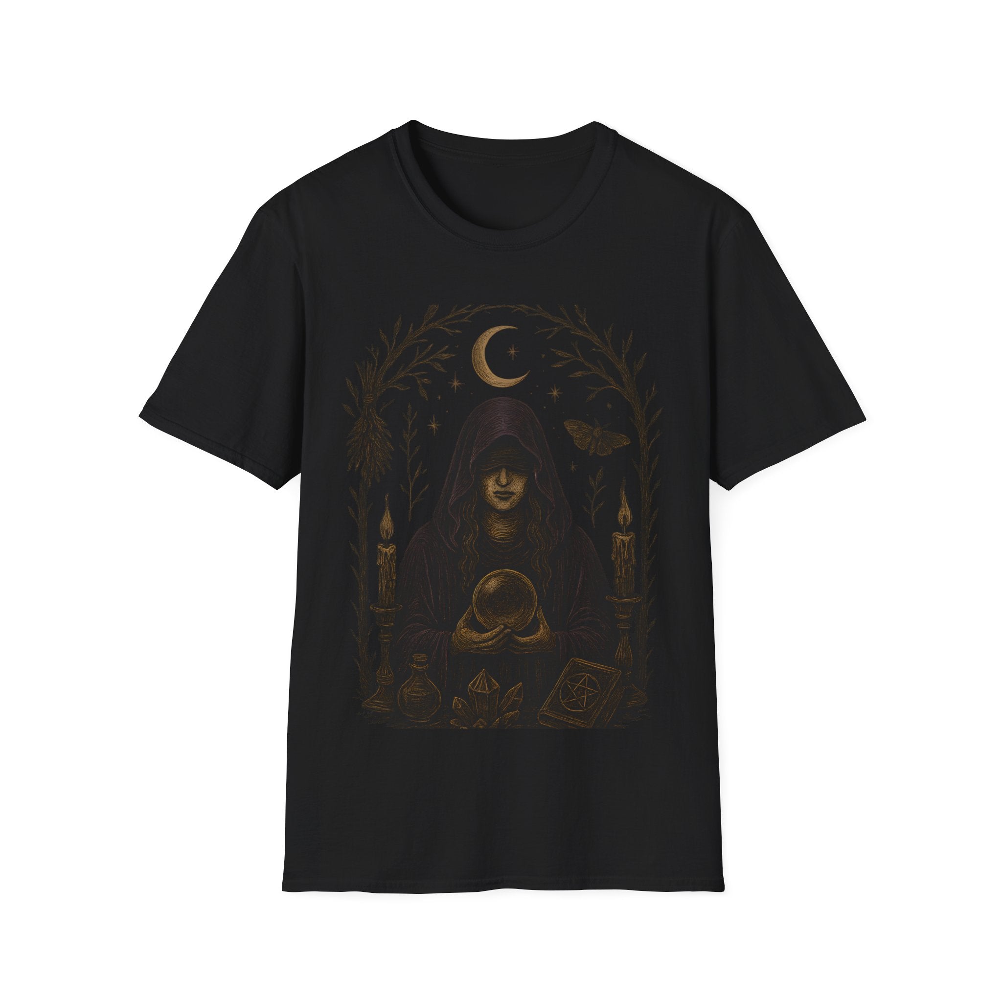 Mystical Veiled Witch Oracle T-Shirt