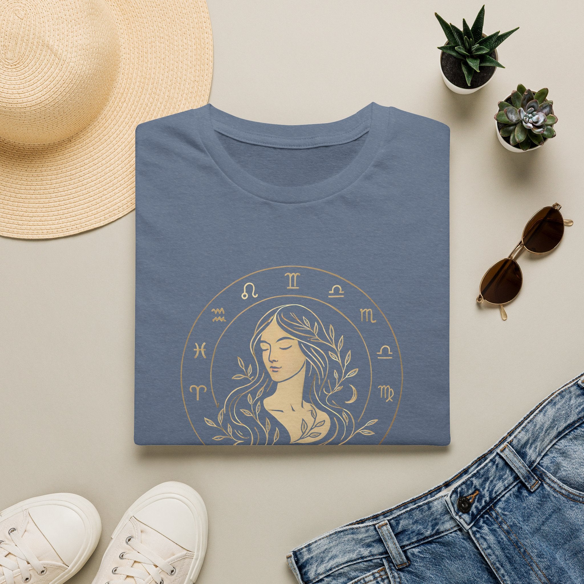 Zodiac Circle Illustration T-Shirt