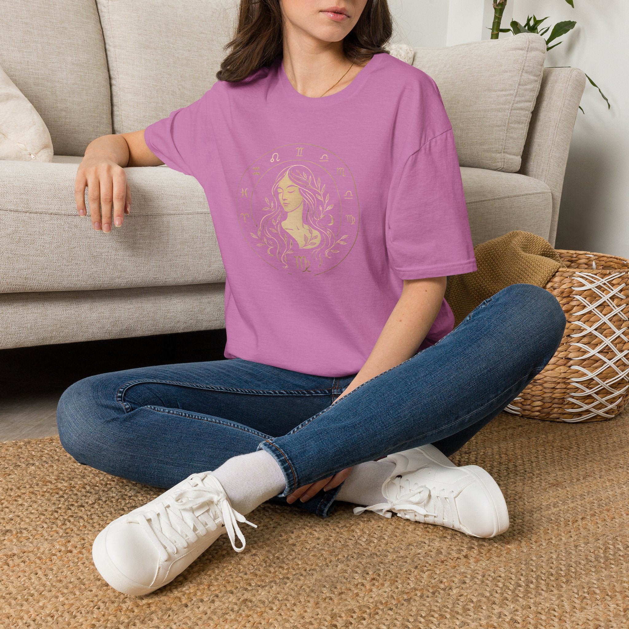Zodiac Circle Illustration T-Shirt