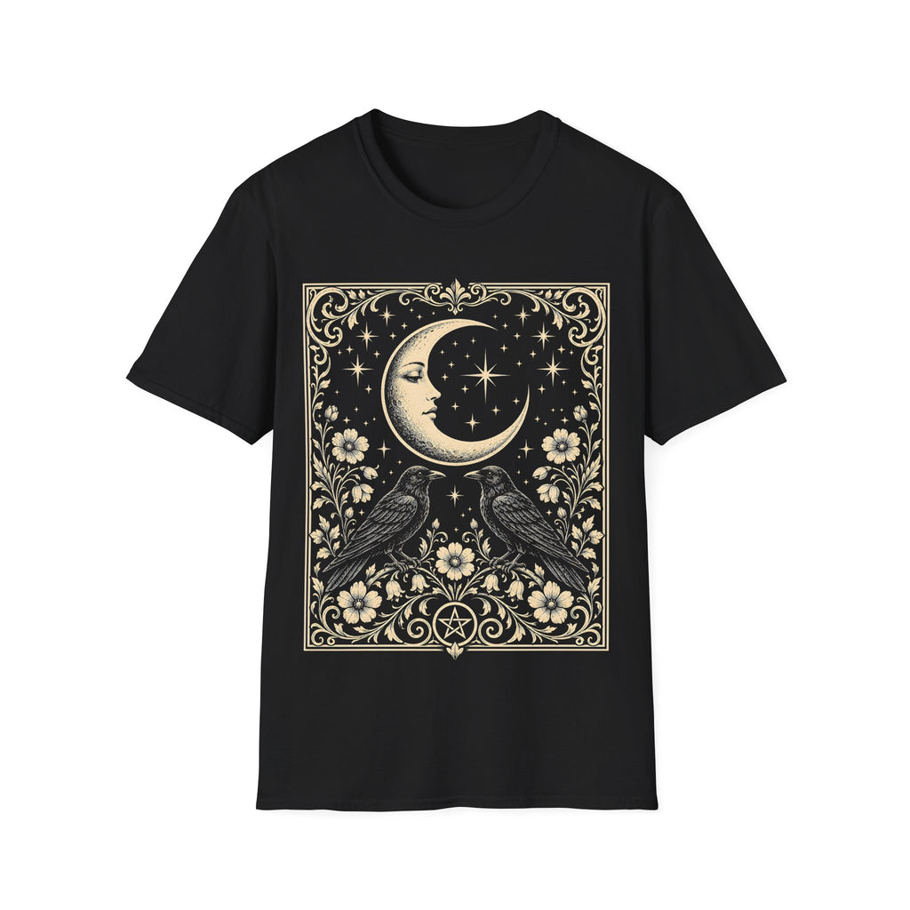 Moonlit Ravens Pentacle T-Shirt