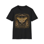 Celestial Luna Moth & Moon Phases T-Shirt