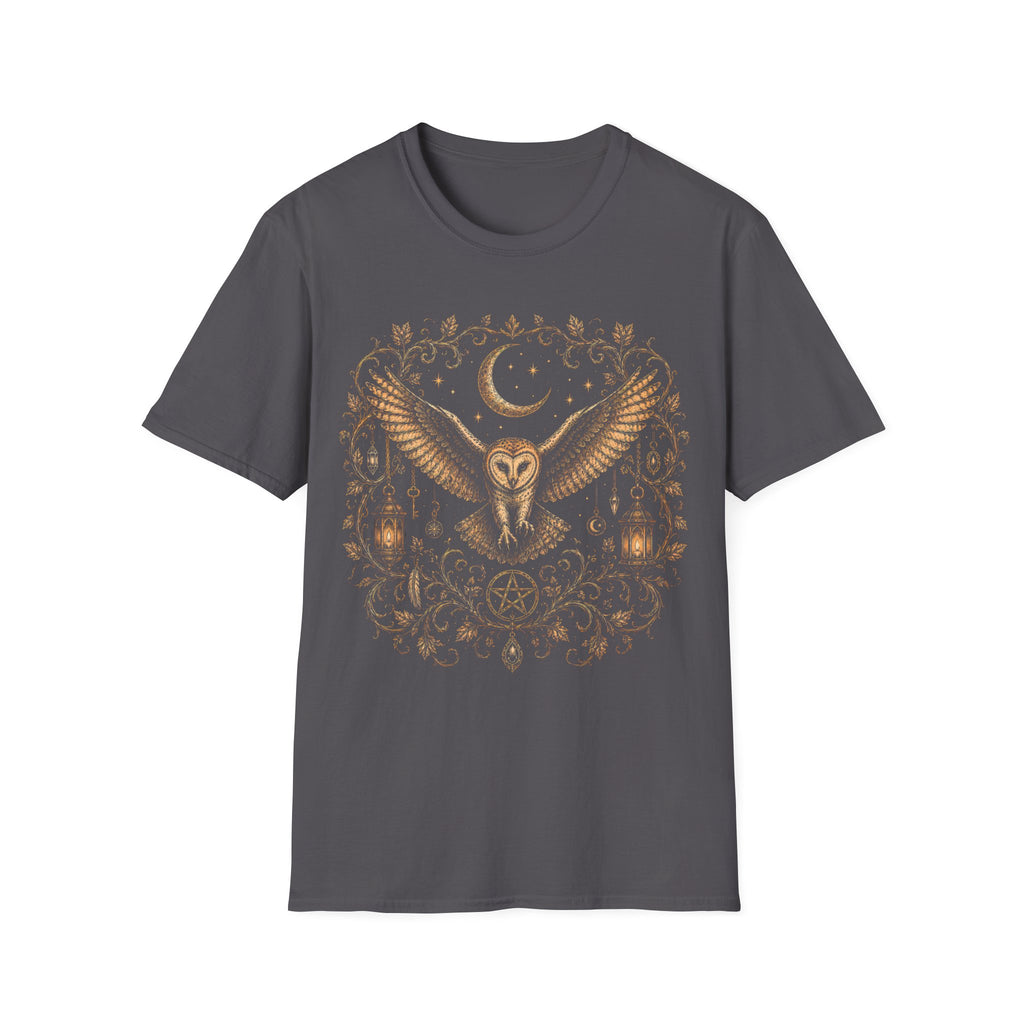 Occult Art Mystic Flying Owl T-Shirt