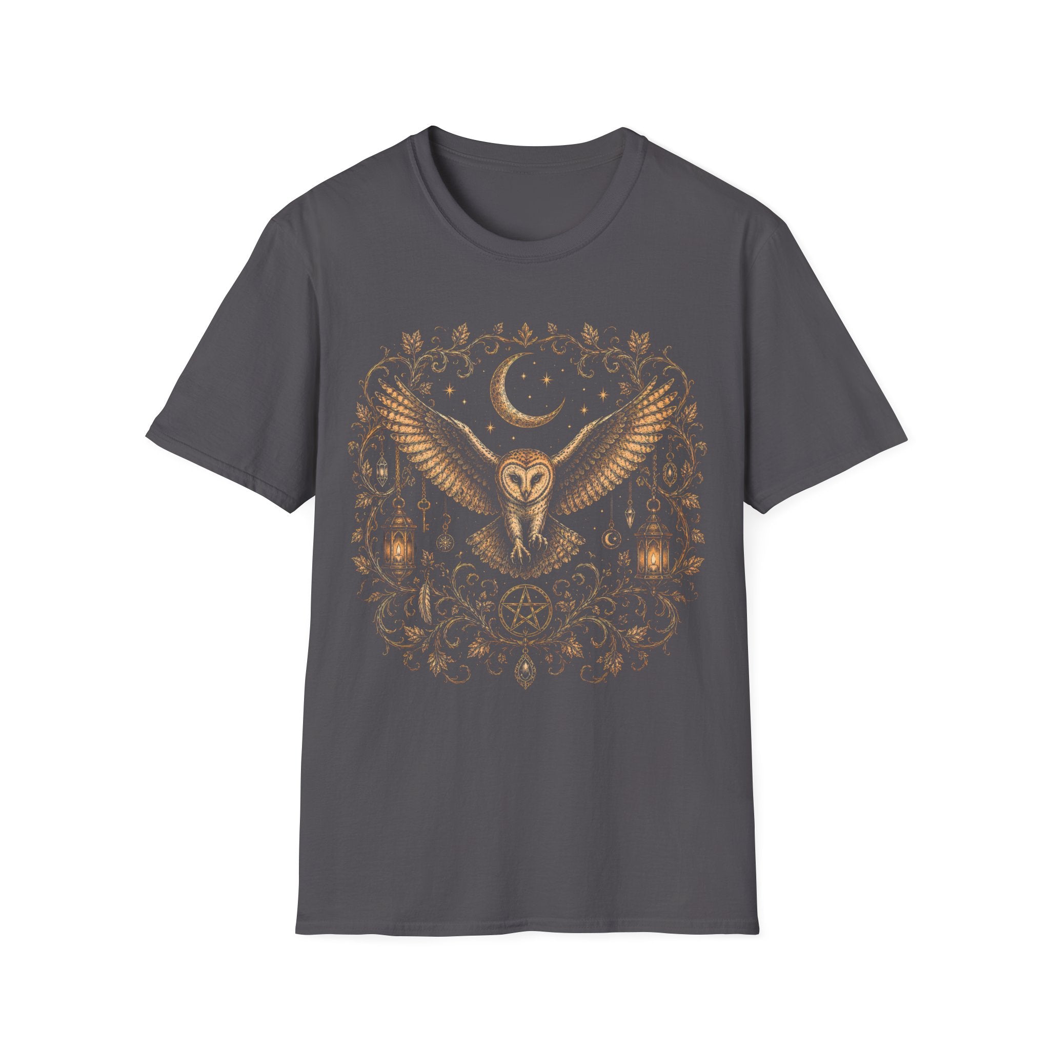 Occult Art Mystic Flying Owl T-Shirt