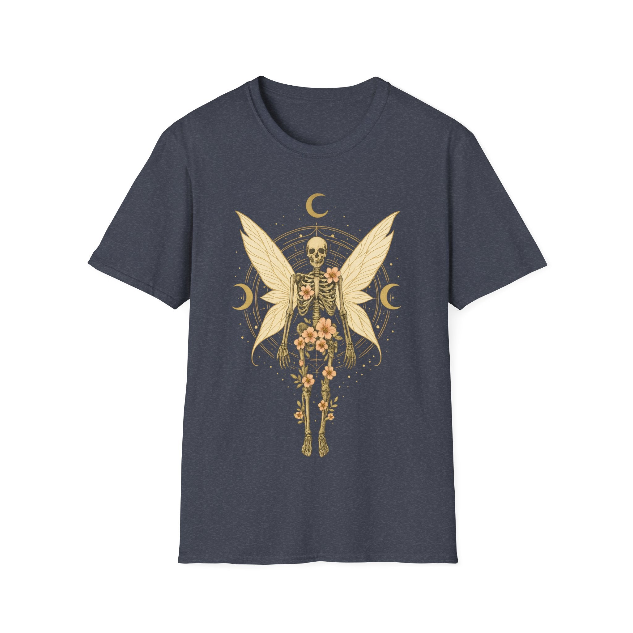 Gothic Fairycore Celestial Fairy Skeleton T-Shirt