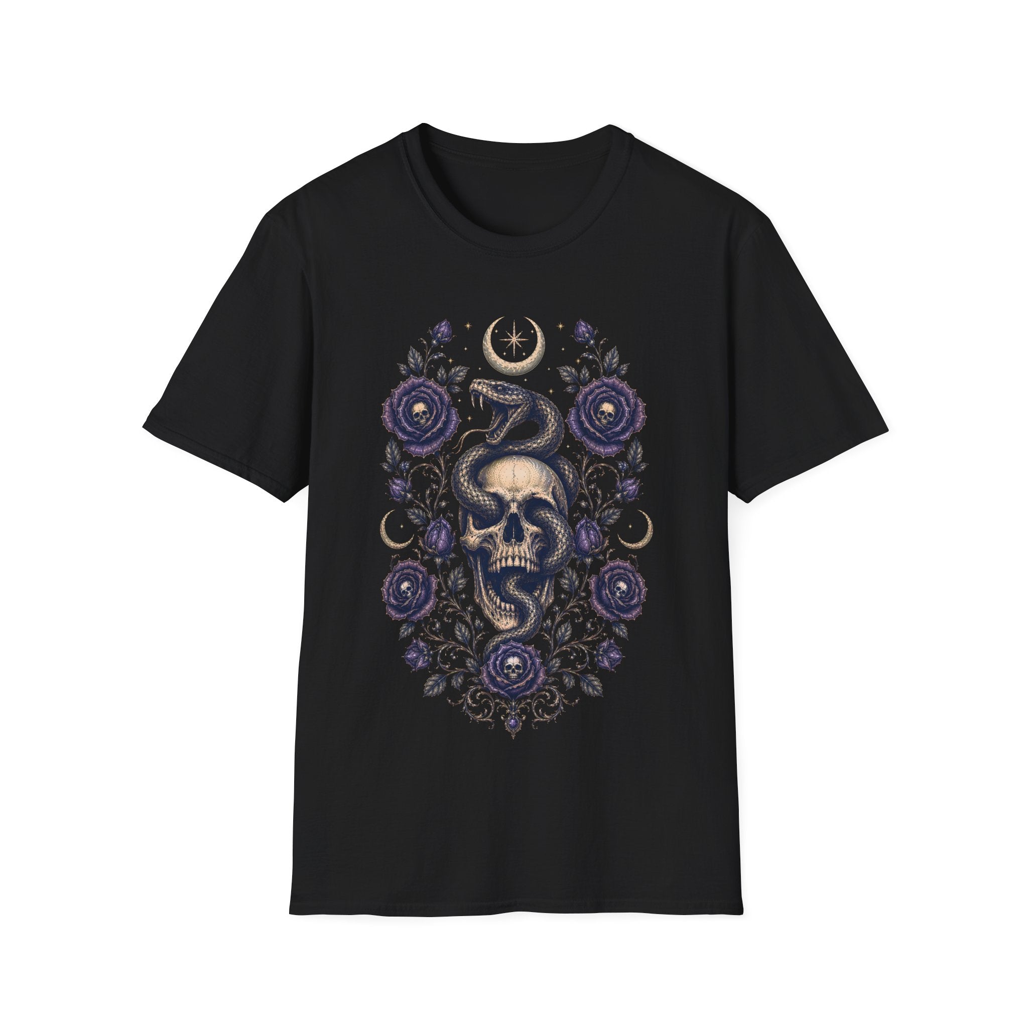 Midnight Serpent Bloom T-Shirt