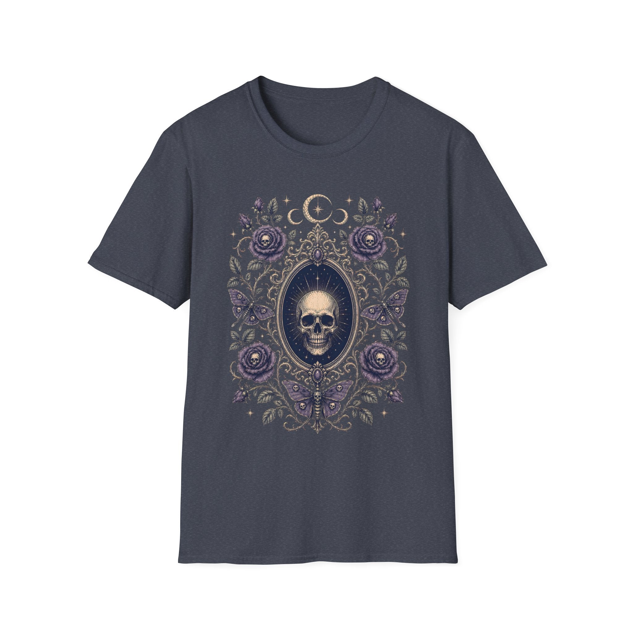 Moths Roses The Witch's Mirror T-Shirt