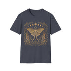 Celestial Luna Moth & Moon Phases T-Shirt