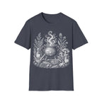 Vintage Witch Cauldron Herbal Alchemy T-Shirt