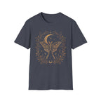 Night Sky Crescent Moon Celestial Luna Moth T-Shirt