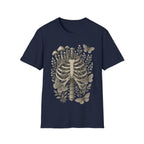 Witchcore Anatomical Ribcage Mushroom T-Shirt