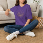 Golden lotus mandala T-Shirt