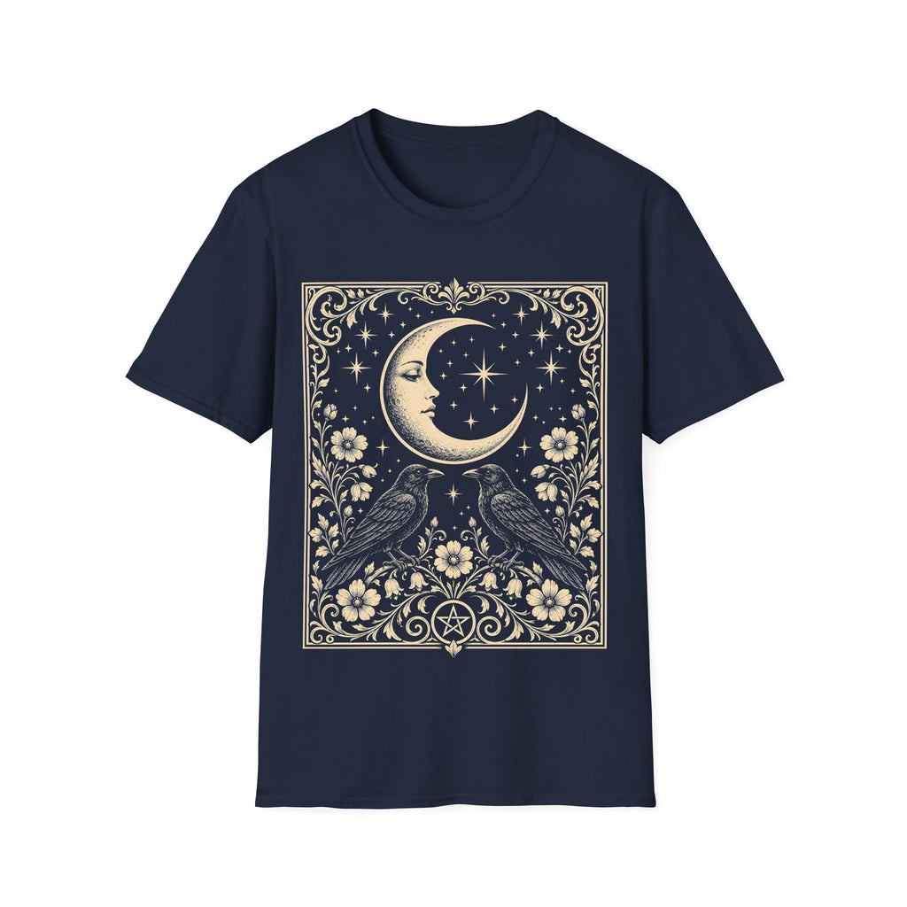 Moonlit Ravens Pentacle T-Shirt