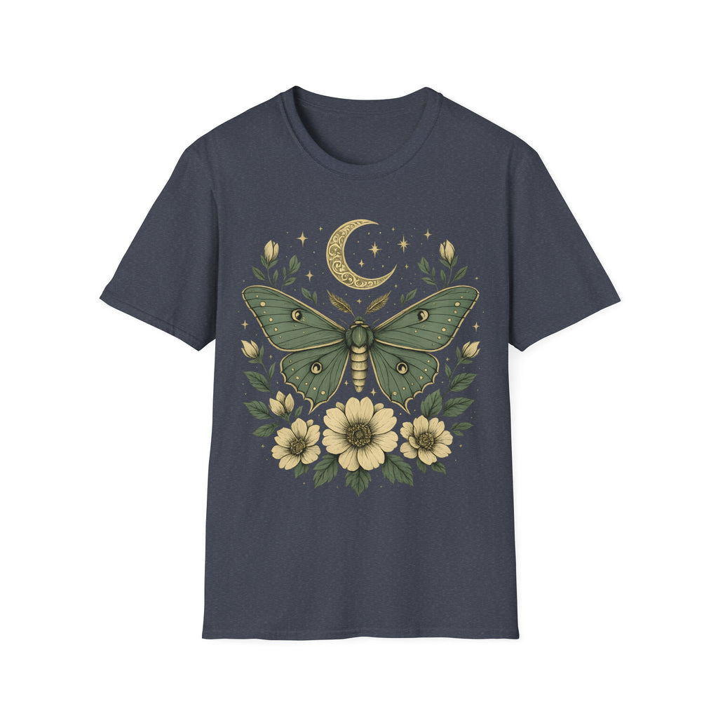 Dreamy Vintage Botanical Moth T-Shirt