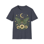 Dreamy Vintage Botanical Moth T-Shirt