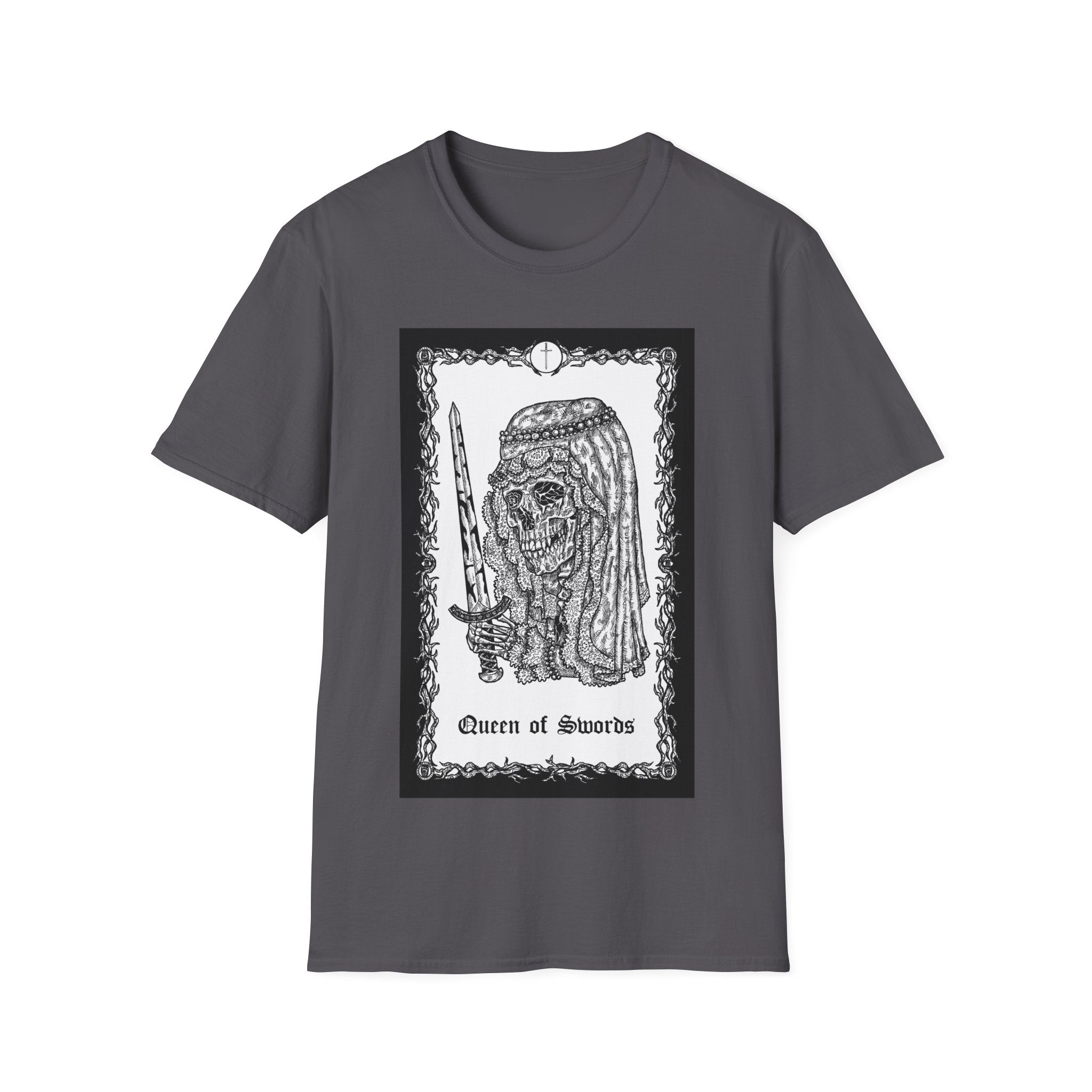 The Queen of Swords Tarot Card T-Shirt