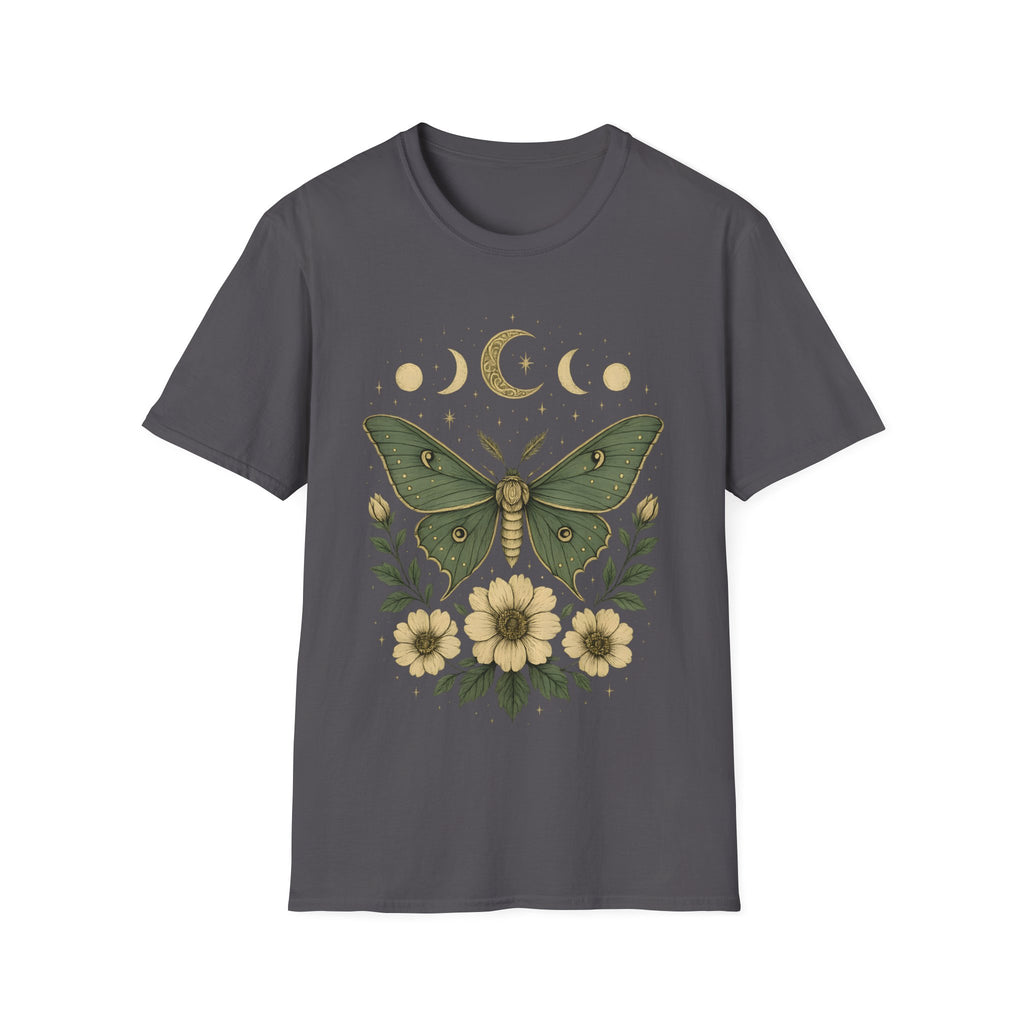 Moon Phases Celestial Luna Moth T-Shirt