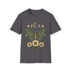 Moon Phases Celestial Luna Moth T-Shirt