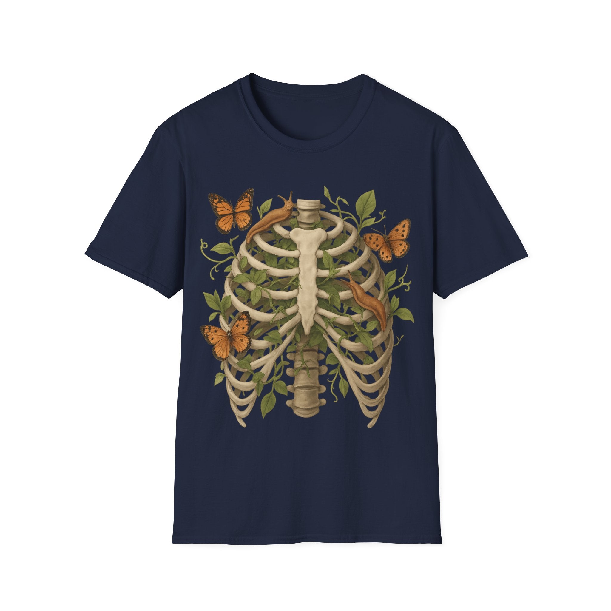 Whimsical Forestcore Ribcage T-Shirt