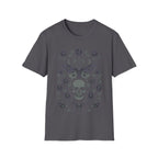 Gothic Skull, Death Moth & Skull Roses T-Shirt
