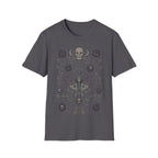 Dark Gothic Crescent Moon Death Moth T-Shirt
