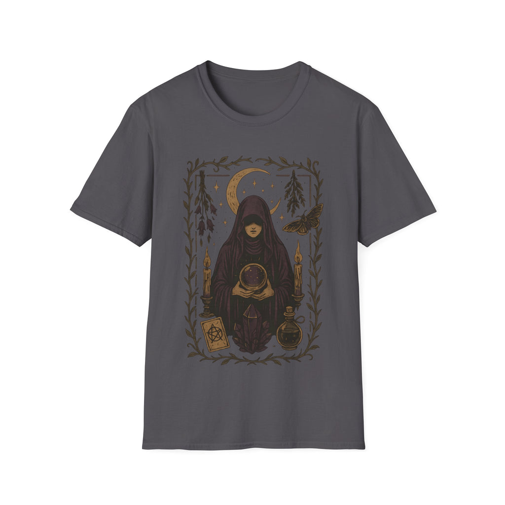 Veiled Witch Crystal Oracle T-Shirt