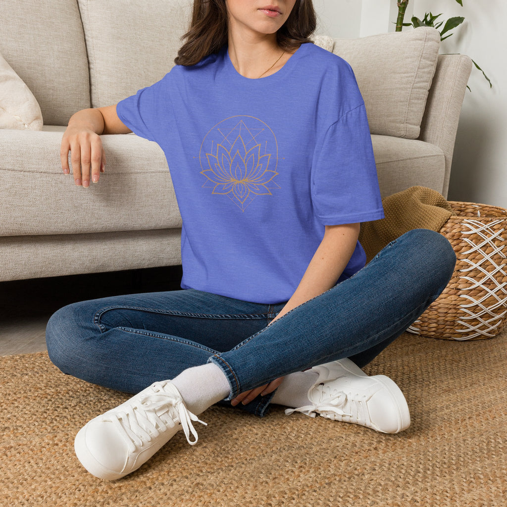 Golden lotus mandala T-Shirt