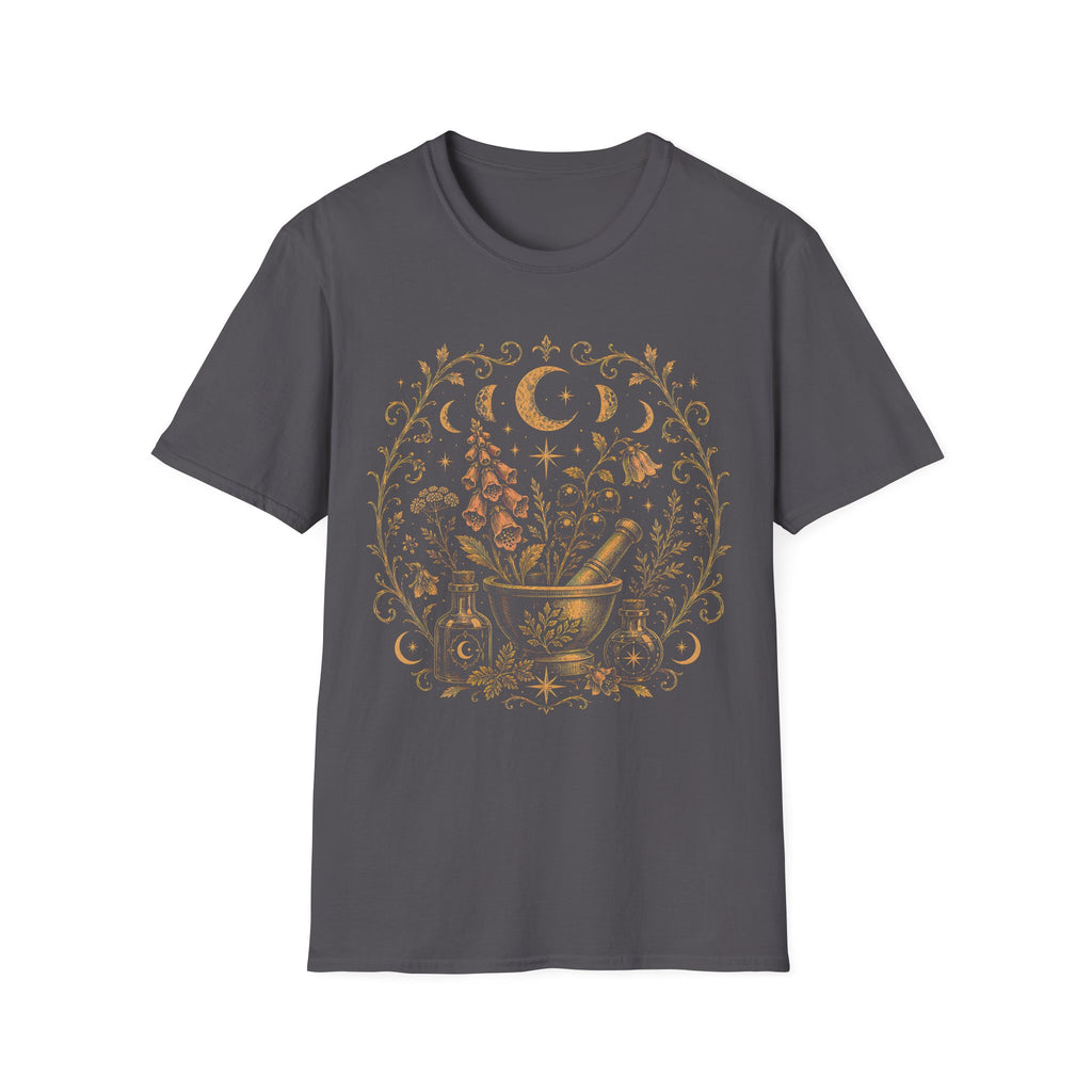 Vintage Apothecary Art Herbal Alchemy T-Shirt