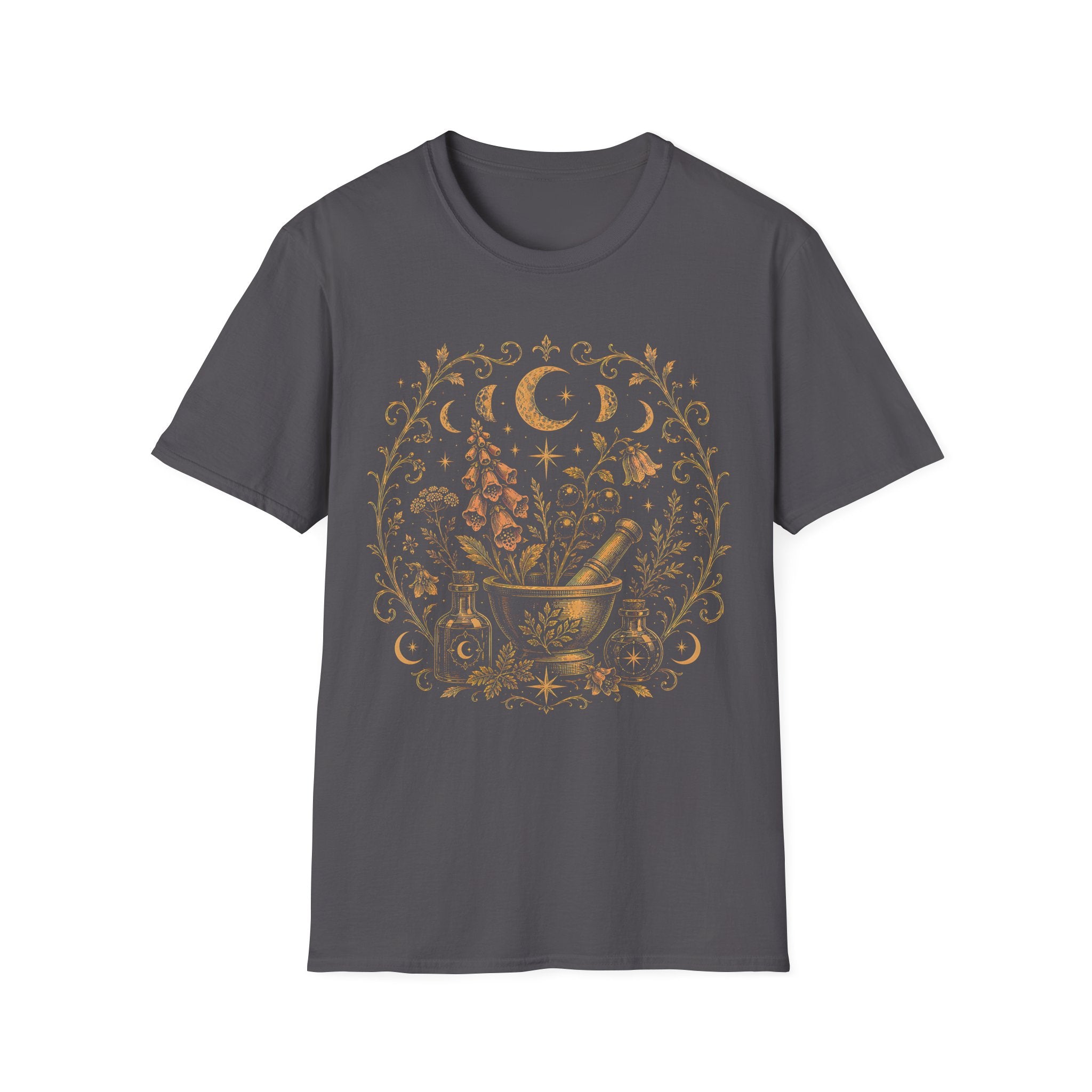 Vintage Apothecary Art Herbal Alchemy T-Shirt