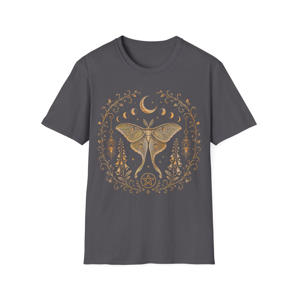 Celestial Luna Moth Botanical T-Shirt